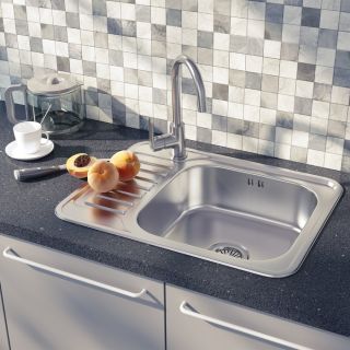 Мойка кухонная IDDIS Basic сатин BAS65SRi77